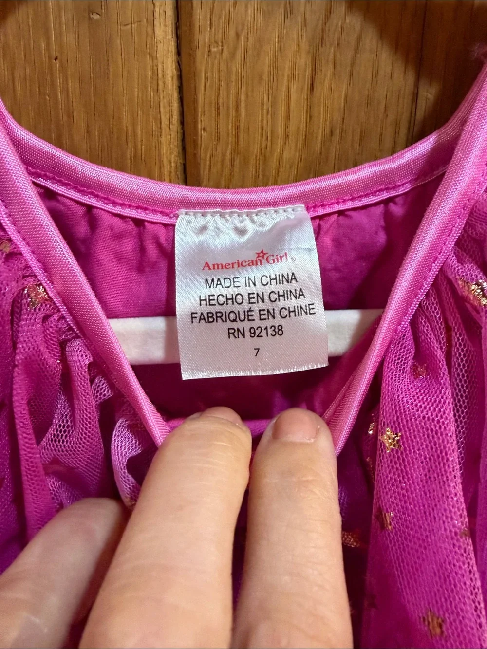 American Girl Pink Party-Ready Dress for Girls | Worn Once | Size 7